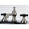 Kingston Brass KC7068PKX Duchess Widespread Bathroom Faucet W/ Brass Pop-Up, Nickel KC7068PKX - alternate 2